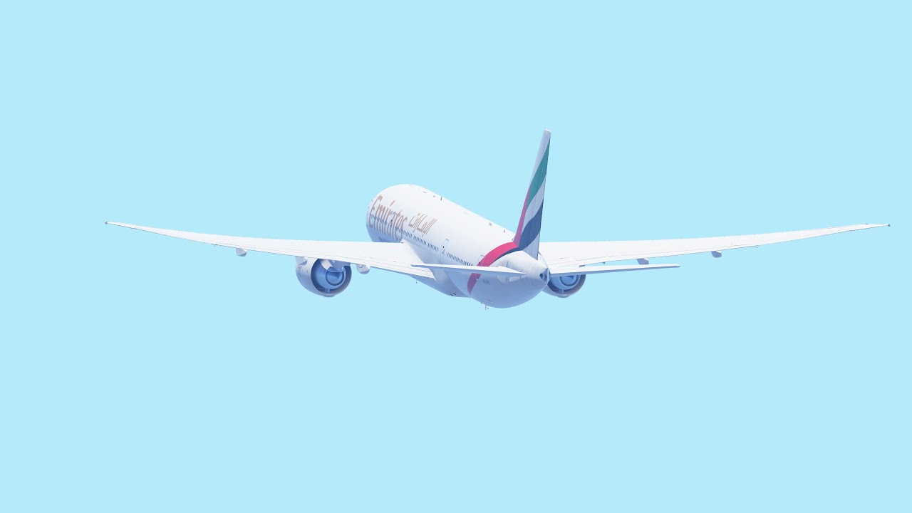 Emirates Boeing 777-200LR takeoff DXB/OMDB RWY 30R (Infinite Flight)