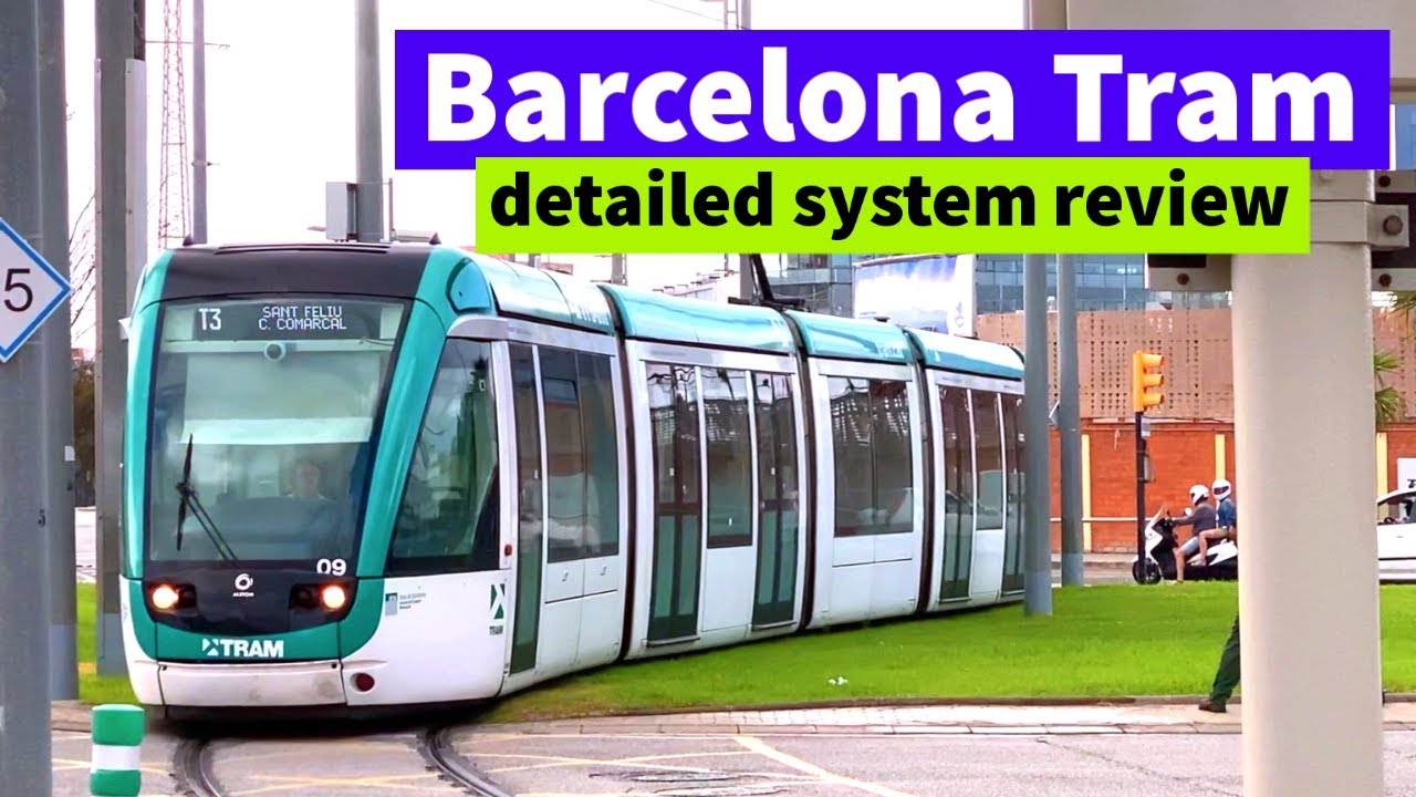 Barcelona Tram: The Best Public Transport! A Ride From The Western Suburbs To The City