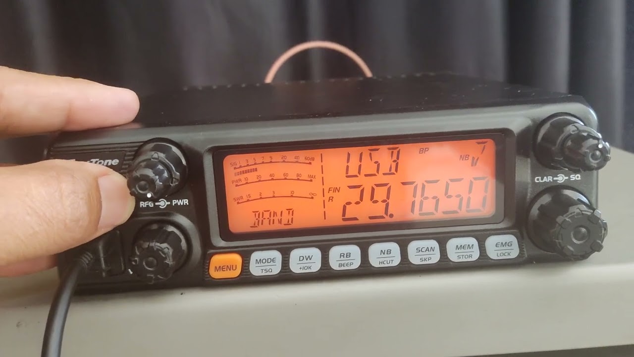 Anytone AT-5555NII Desbloqueio 27mhz Parte 2