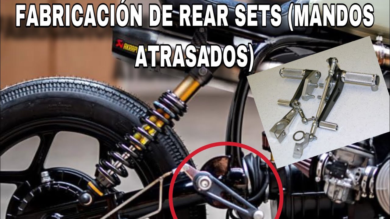 Fabricación de Rear Sets Cafe Racer