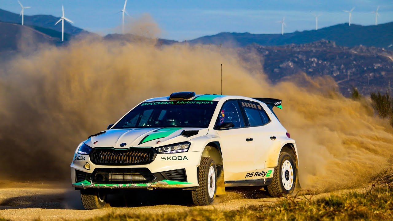Andreas Mikkelsen - Skoda Fabia RS Rally2 - Test Skoda Motorsport 2023 - Pure Sound Gravel Portugal