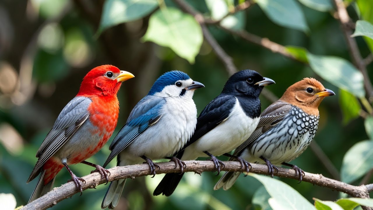 Peaceful Bird Sounds for Sleep and Relaxation #relax #birdsong #ดนตรีผ่อนคลาย #sounds #melody