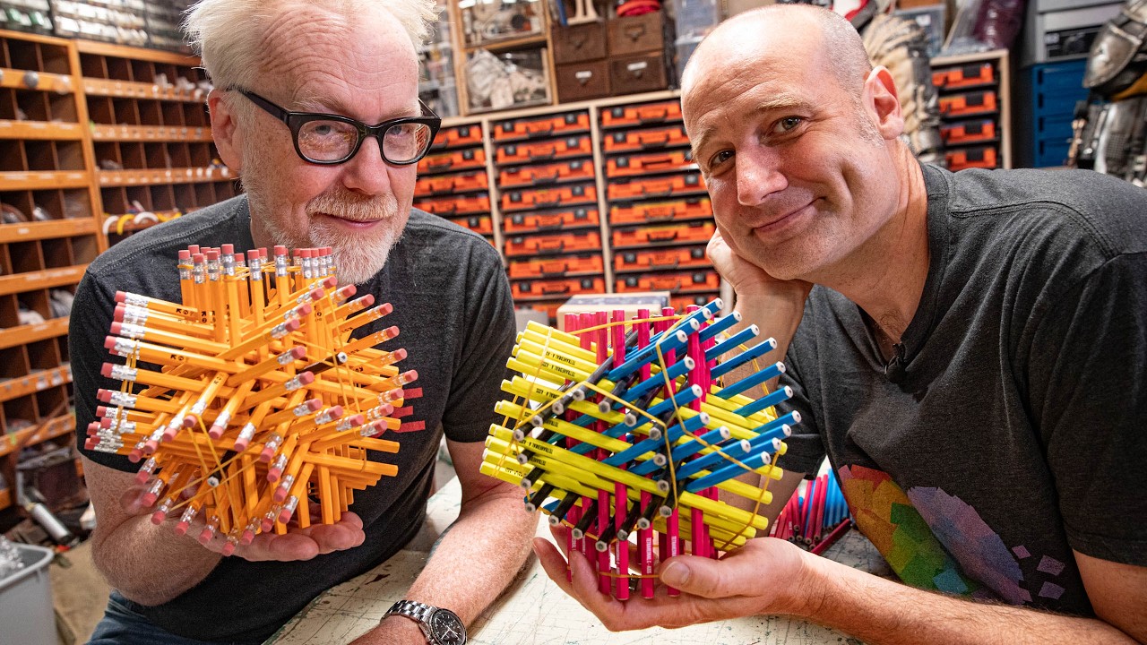 Can Adam Savage Build a Hexastix? (Ft. @standupmaths )