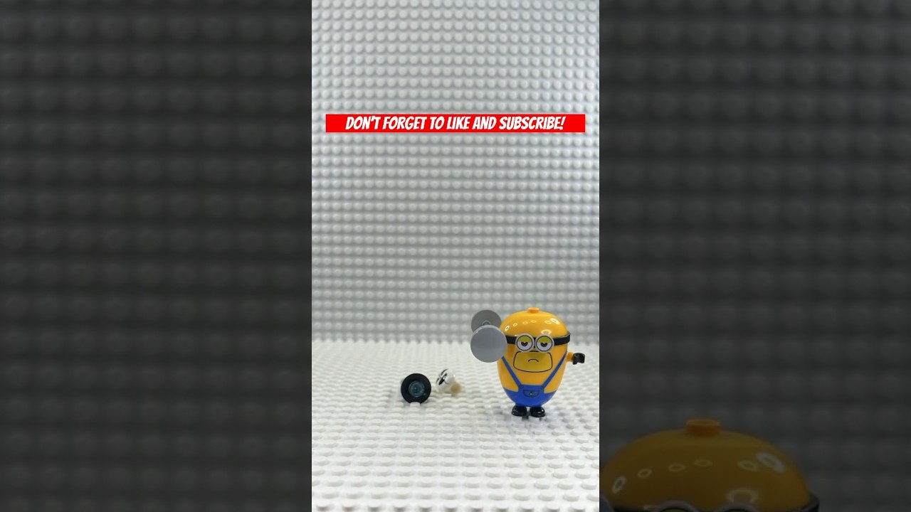 Mega Minion Dave breaks Gangle&rsquo;s mask #stopmotion #lego #shorts #minions #digitalcircus #shortsfeed