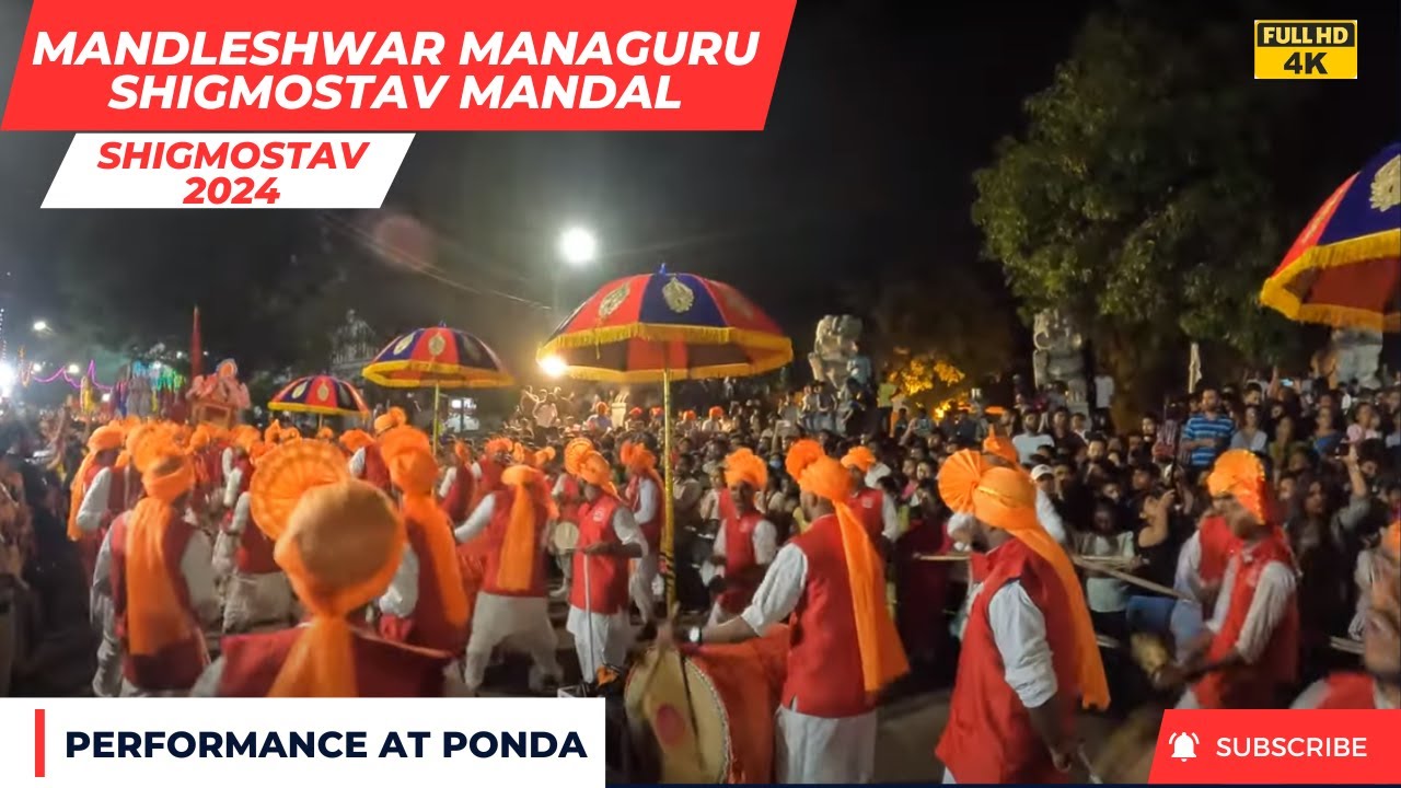 Mandleshwar Shigmostav Mandal, Shiroda Goa Performance at Ponda Shigmostav 2024