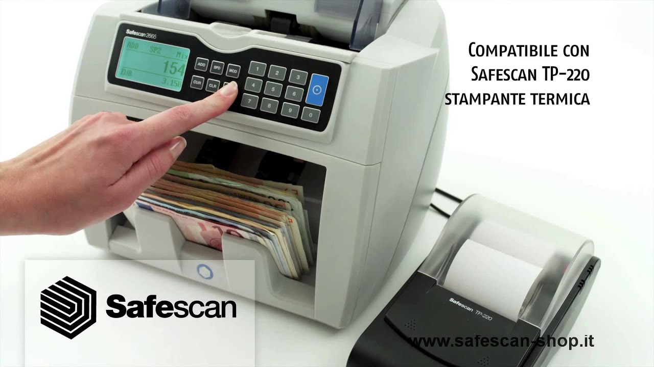 Safescan 2665 Conta e Verifica Banconote - www.safescan-shop.it