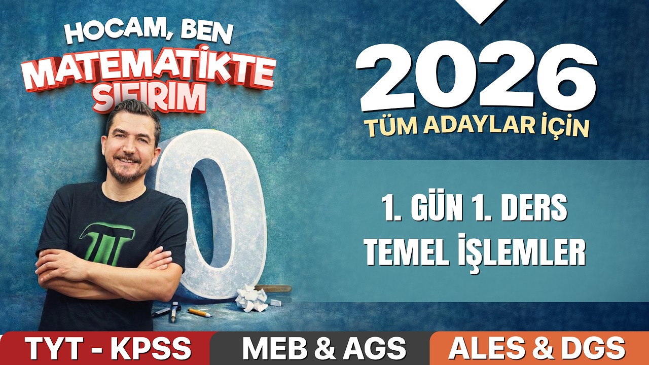 2 - 1. G&Uuml;N 1. DERS - TEMEL İŞLEMLER - İLYAS G&Uuml;NEŞ