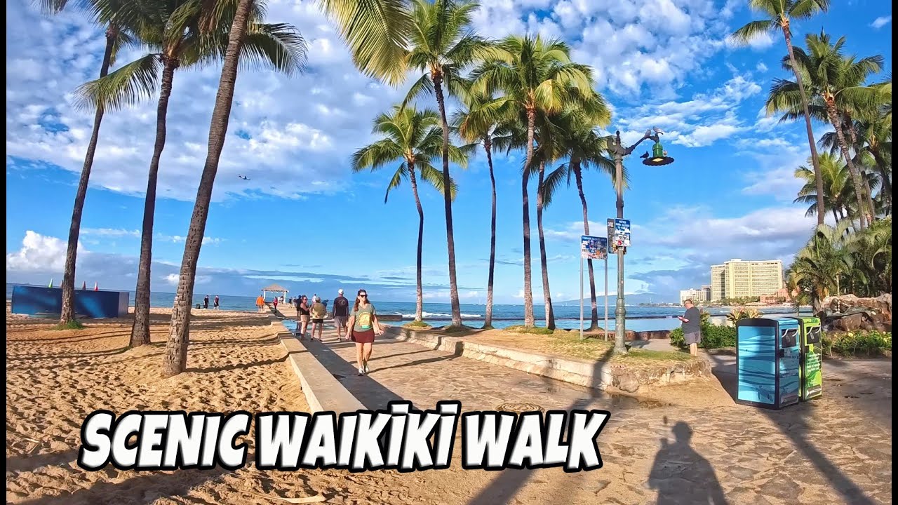 Scenic Waikīkī Walk 🌴 Kaimana Beach to Kapaemahu | Honolulu (Jan 12, 2026)