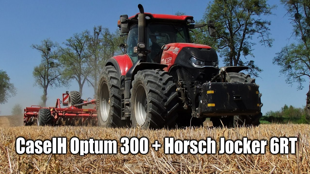 Case IH Optum 300 CVX + Horsch Joker 6RT &ndash; uprawa pod siew w CGFP Wojnowo