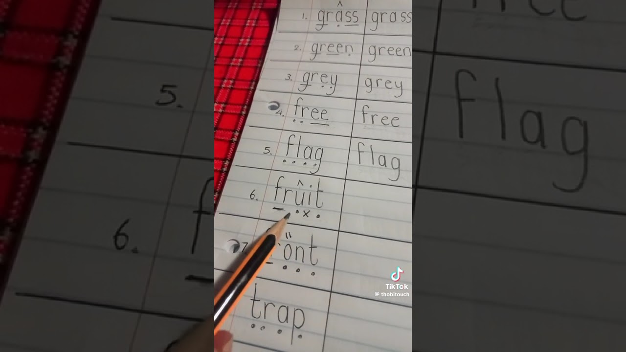 Spelling words practice (build vocabulary)
