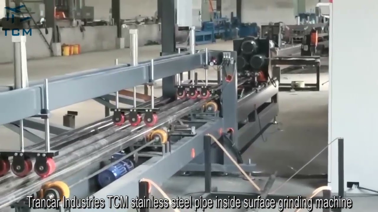 Welded Stainless Steel Tube seamless pipe inner surface automatic polishing machine from China