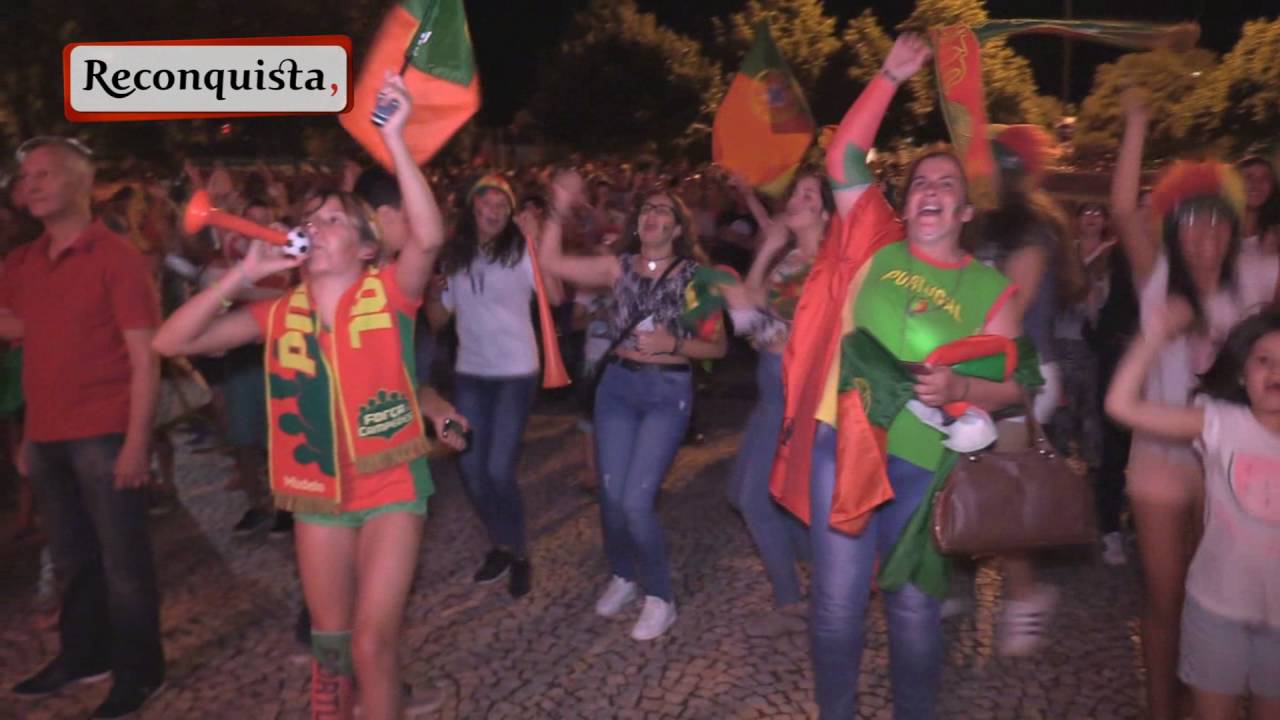 Portugal campeão da Europa. A festa em Castelo Branco