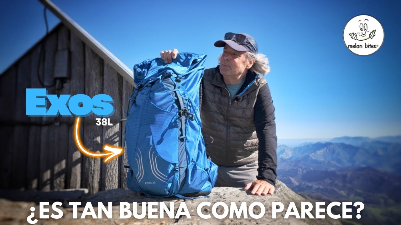 ¿Buscas la OSPREY Perfecta?  EXOS 38L ¡Increíble! lo que llevo dentro! 🎒🤯