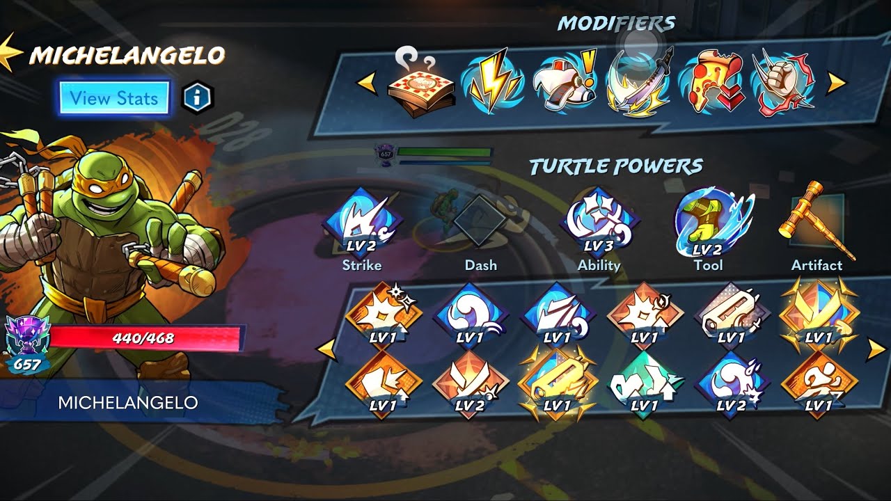 [TMNT Splintered Fate][Michelangelo]Bright Springs and Ride the Wave Build Perfect Run 