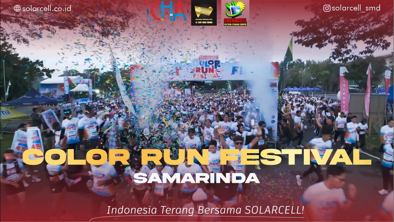 COLOR RUN FESTIVAL SAMARINDA 2025 – LARI WARNA PALING SERU TAHUN INI! 🌈🏃‍♂️🔥