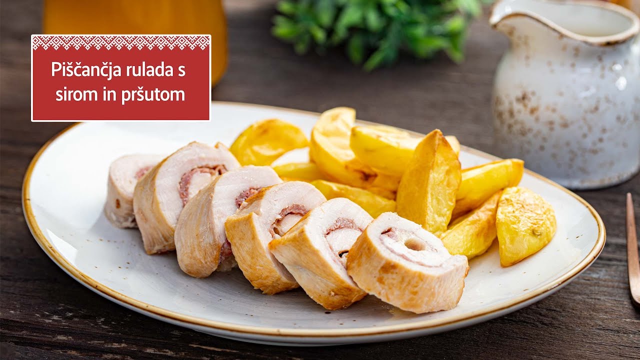 Piščančja rulada s sirom in pršutom [GLAVARJEVA POJEDINA 🍯]