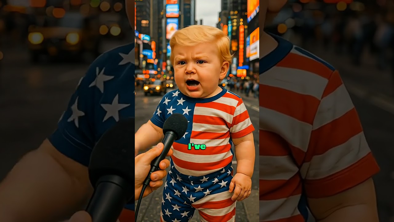 Talking Baby  trump amazing #funny #happy #memes #comedy #trump #politics #shorts #baby #usa #shorts