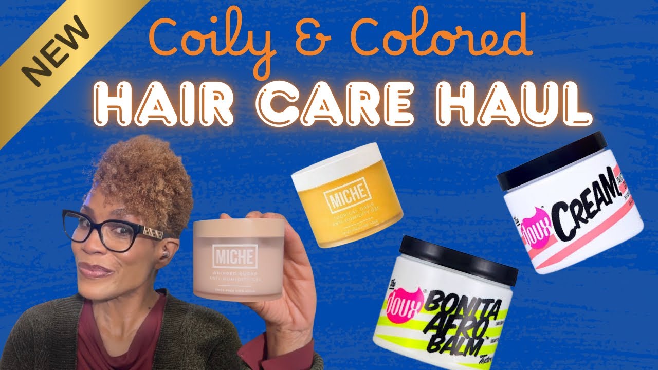 Black-Owned Coily Hair Care Haul | Miche Beauty & The Doux #blackownedbeauty #coilyhair #curlyhair 