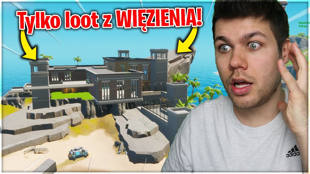 TYLKO LOOT Z NOWEGO WIĘZIENIA CHALLENGE W FORTNITE!