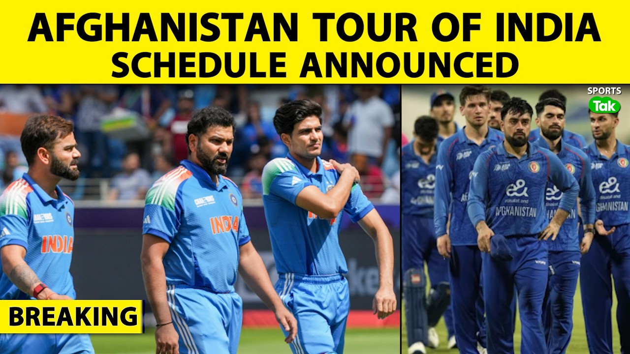 🔴BREAKING: Schedule For Afghanistan's Tour of India Announced, Afg Will Play 1 Test & 3 ODI's