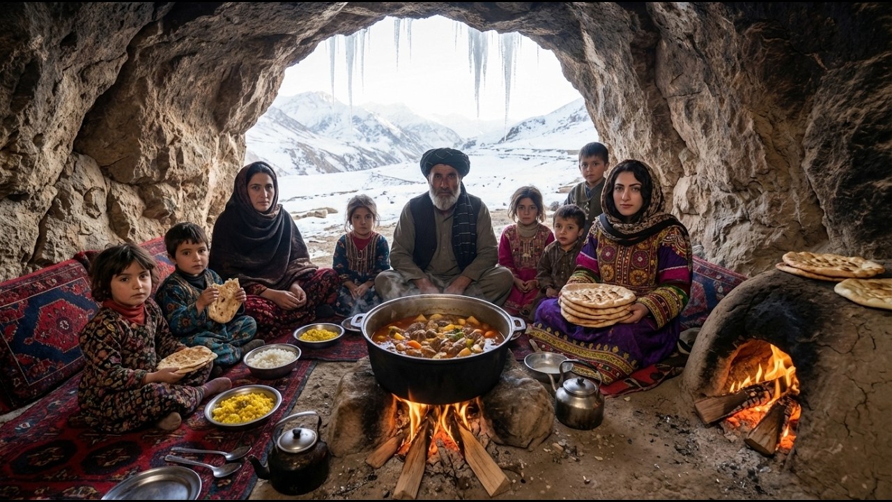 Surviving in the Freezing Deadliest Cave in Afghanistan — A Family’s Real Life in Nature