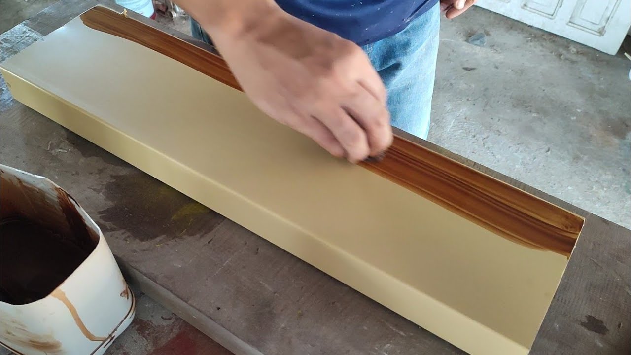 How To Create A Wood Design Using Oil Tinting Colors Step by Step