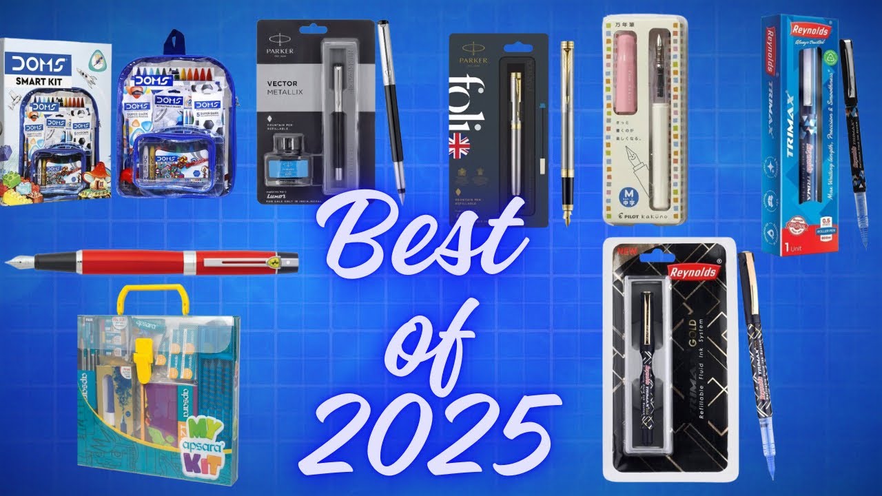 Stationery Reviews Compilation 2025 | Parker Vector, Trimax, Fountain Pens