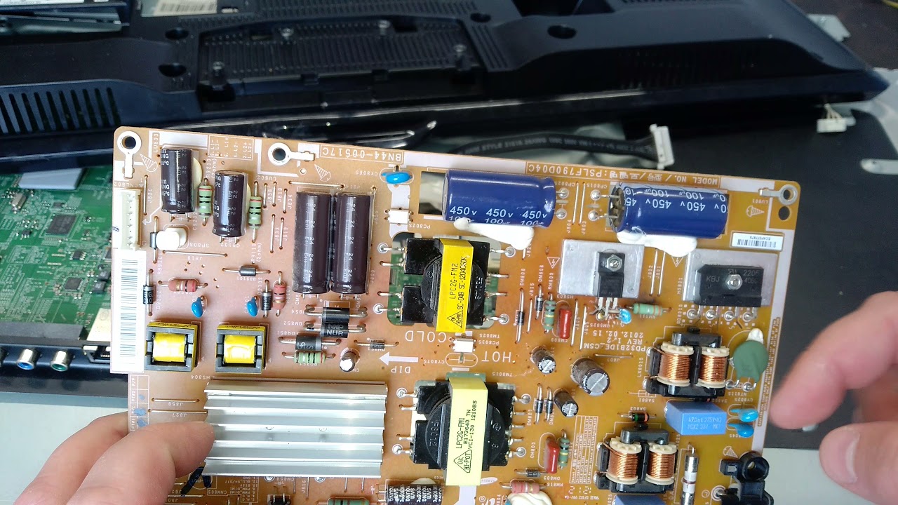 Samsung UE32ES6547 ремонт БП BN44-00517c.