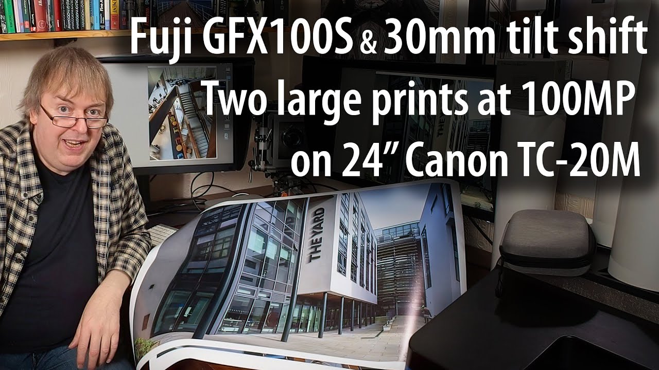 Testing the Fuji 30mm tilt shift lens. Two 100MP prints on the 24