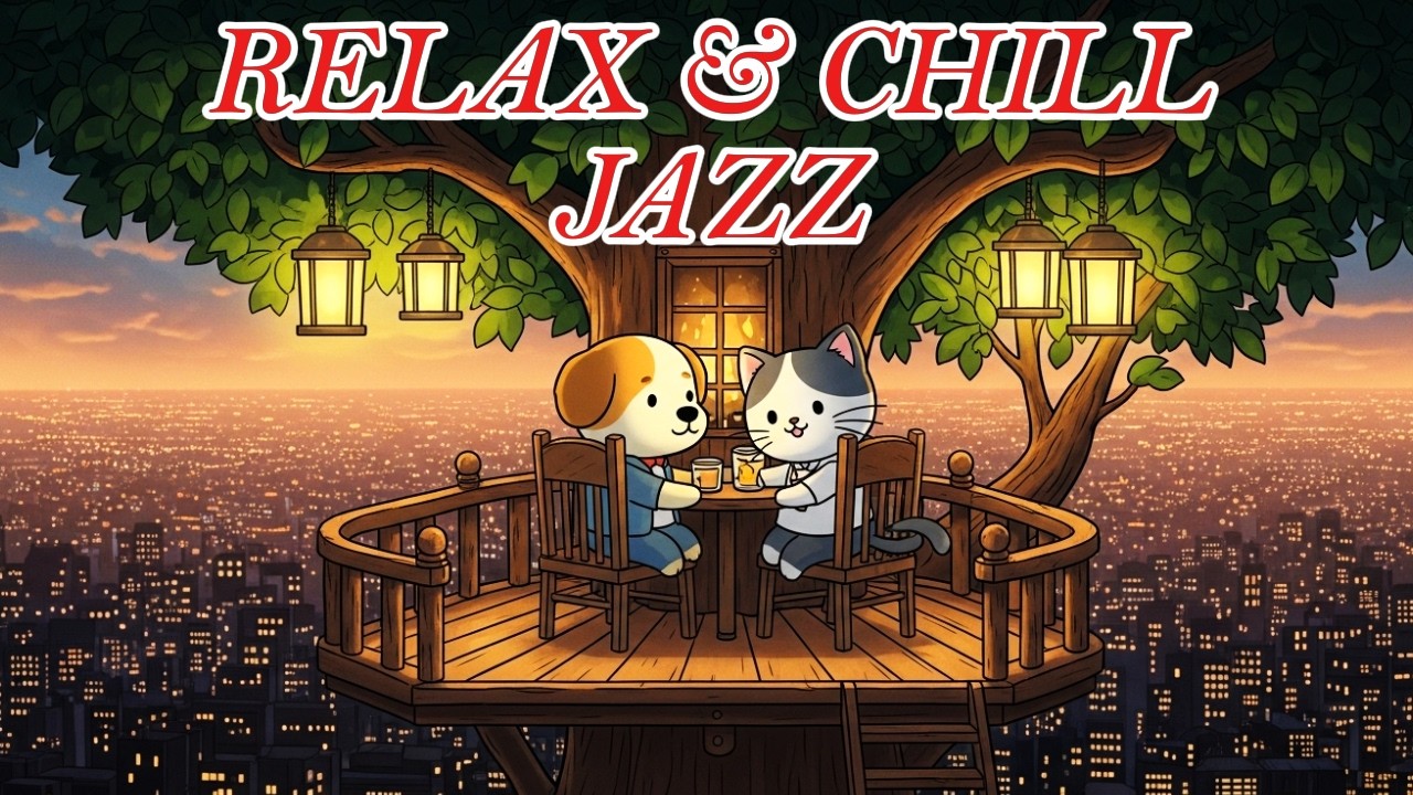 Relaxing jazz music for relaxing, studying, and focusing on work