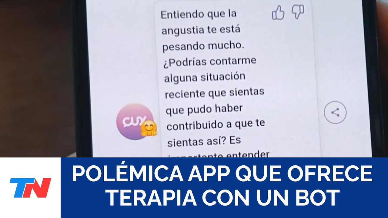 TERAPIA ARTIFICIAL: la pol&eacute;mica aplicaci&oacute;n de Connie Ansaldi que ofrece asistencia psicol&oacute;gica
