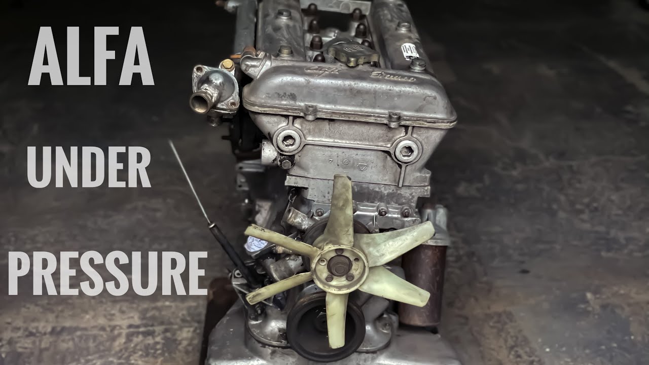 Alfa GTV 1750 Engine under pressure | Fault search und rebuild.