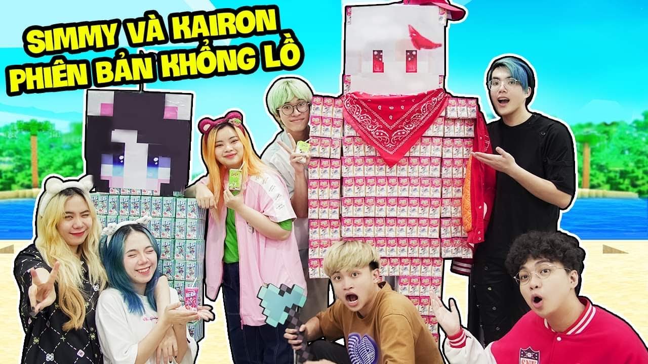 MANG MÔ HÌNH SIMMY VÀ KAIRON TỪ MINECRAFT RA NGOÀI ĐỜI THẬT