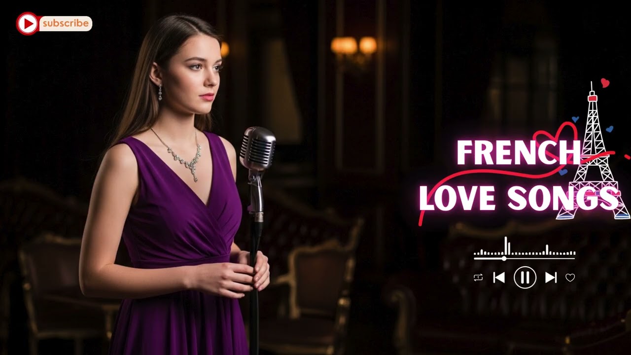 Beautiful French Love Songs 🌙 Romantic Paris Music for Evening Serenity