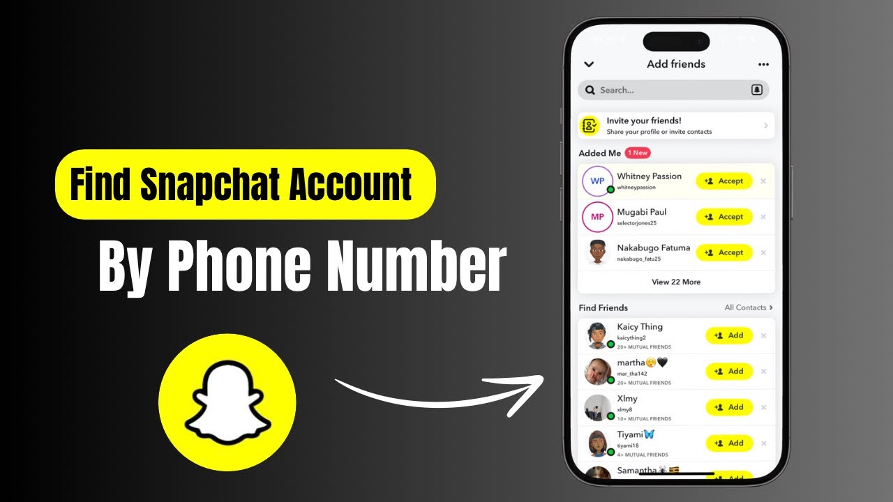 How to Find Snapchat Account By Phone Number?