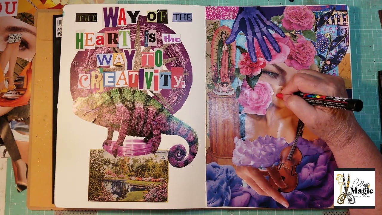 Collage Magic Making a Mixed Media Magazine Collage