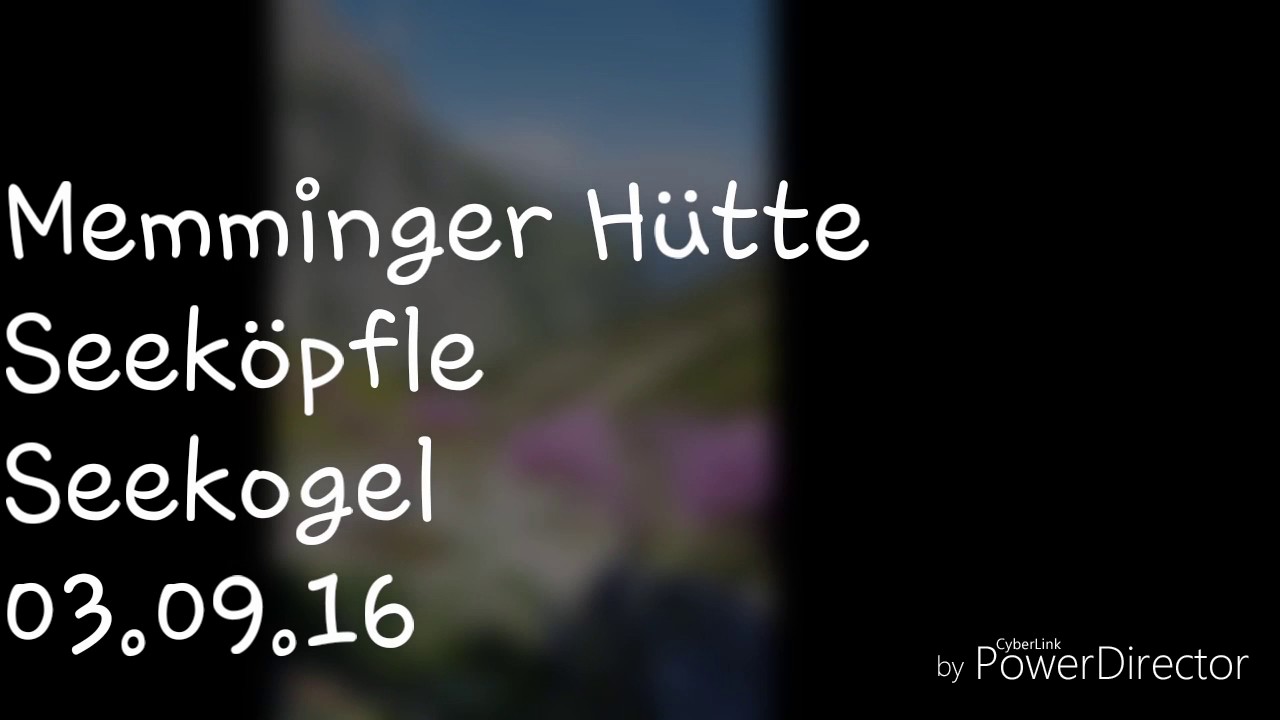 Memminger H&uuml;tte-Seek&ouml;pfle-Seekogel 03.09.16