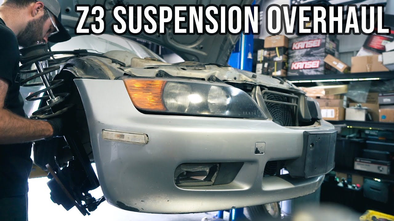 Установка и замена подвески и рычагов BMW Z3!