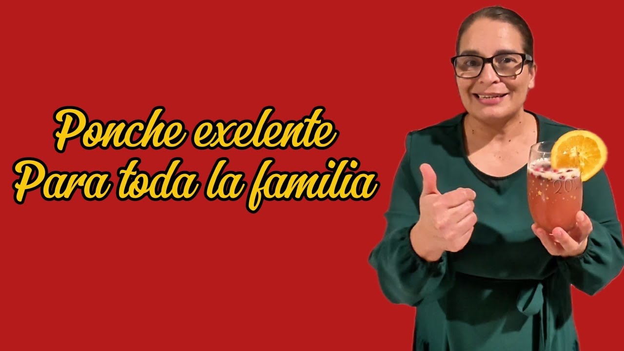 EL MEJOR PONCHE FRÍO SIN ALCOHOL ❤️ | IDEAL PARA TODA LA FAMILIA 👌♥️😋🎉