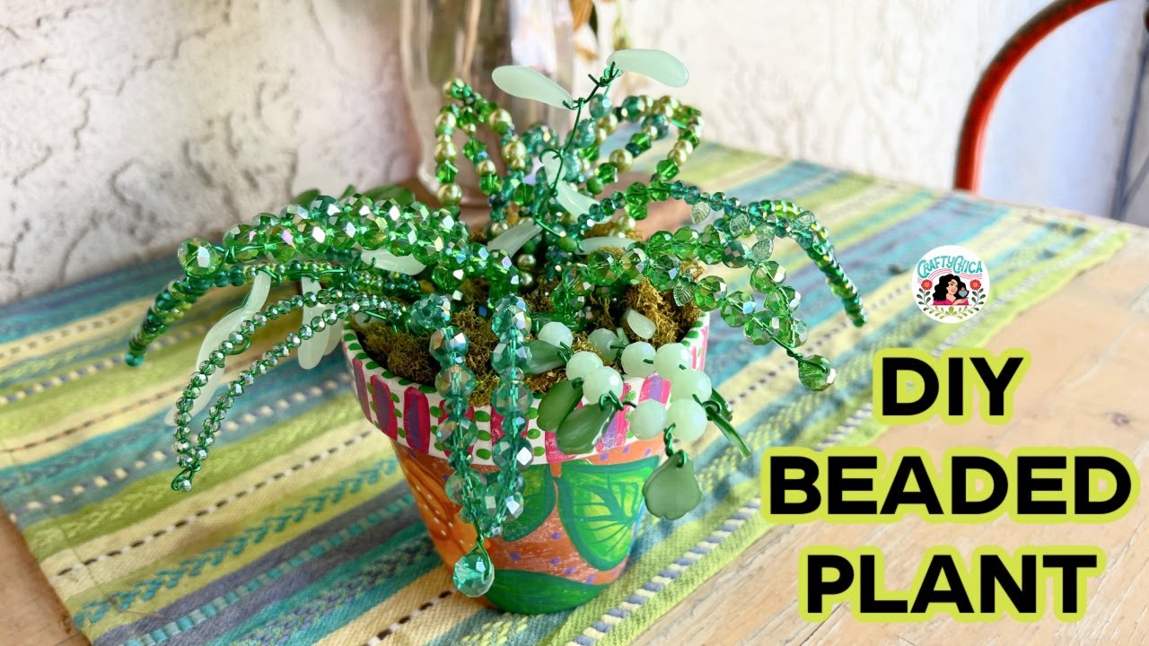 How to make a beaded plant!