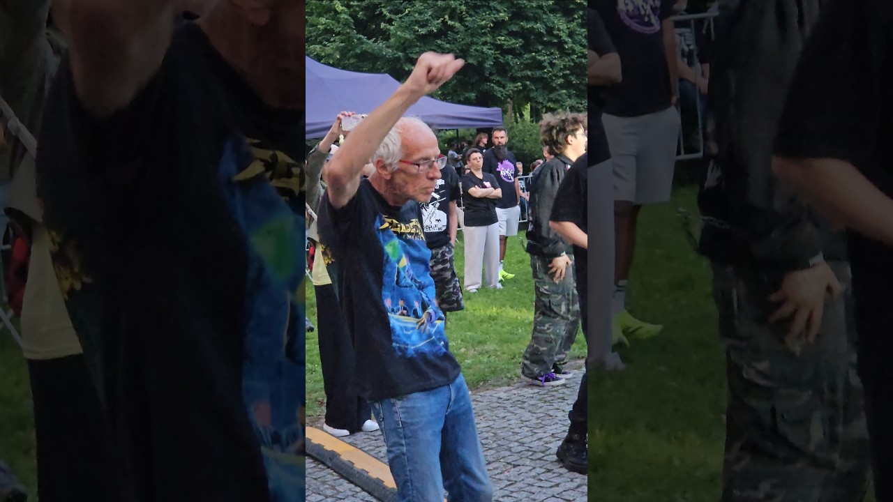 Elder metal fan #concert #festival #megadeth