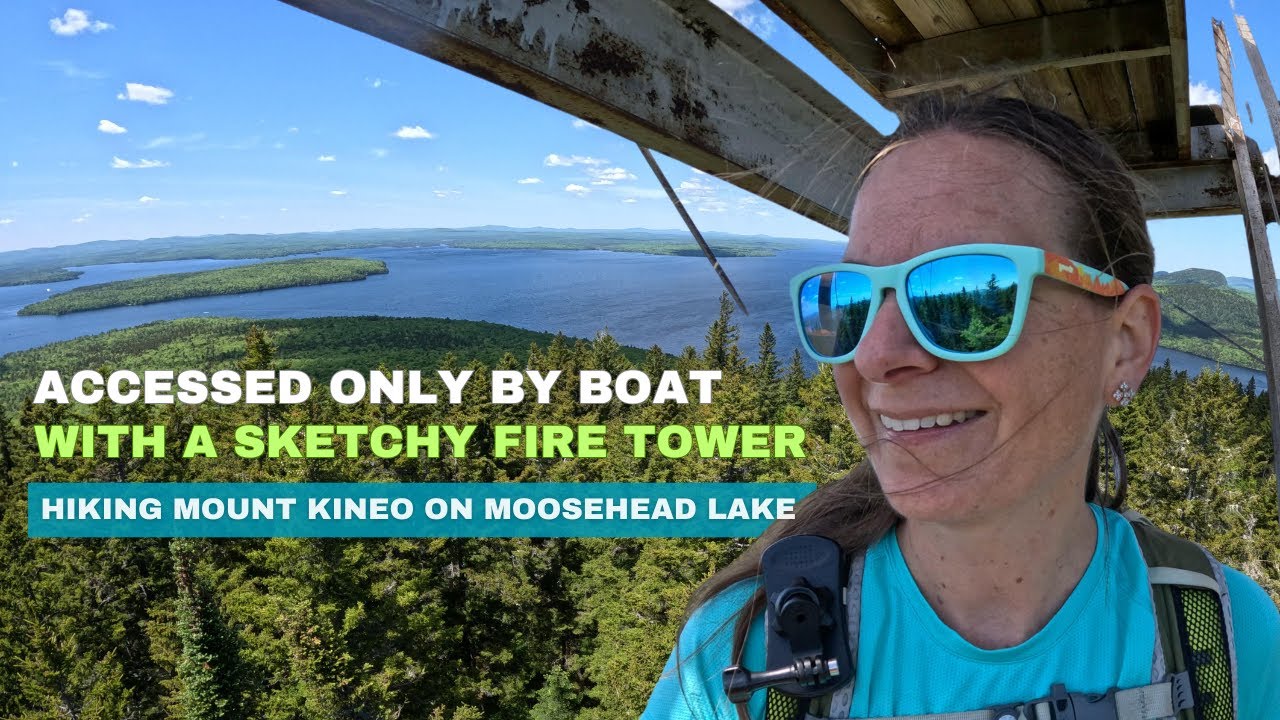 Hiking Mount Kineo: Accessible only by boat + a sketchy fire tower | Moosehead Lake Maine