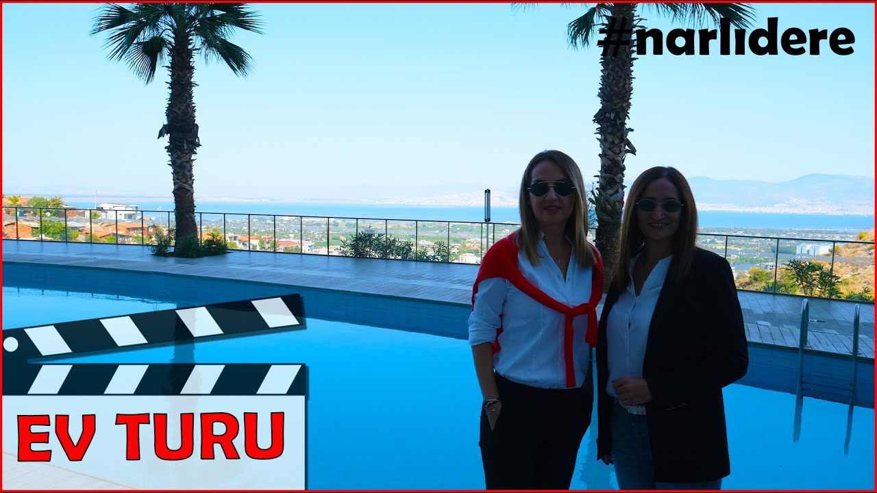 NARLIDERE'DE PANORAMİK DENİZ MANZARALI DAİRE (EV TURU)