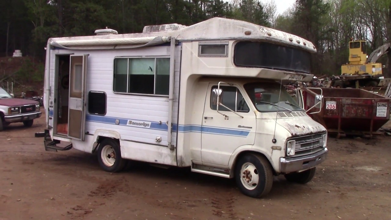 SCRAPPED?! 1976 Dodge Amerigo MotorHome!