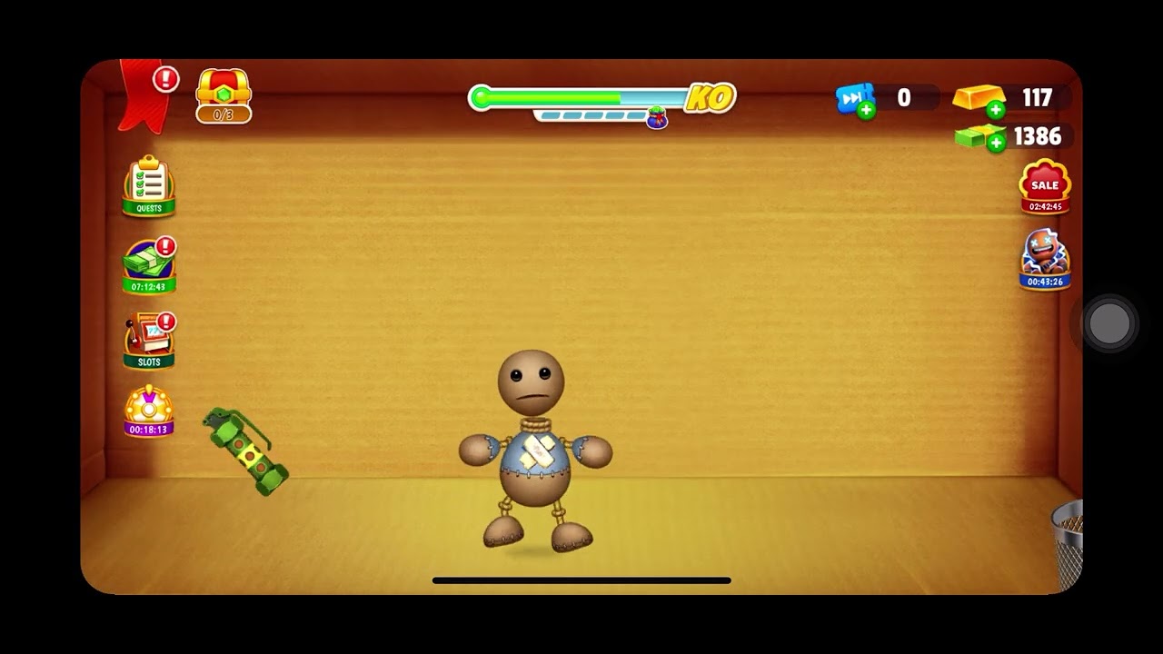 Kick The Buddy Helium Vs Flash Grenade