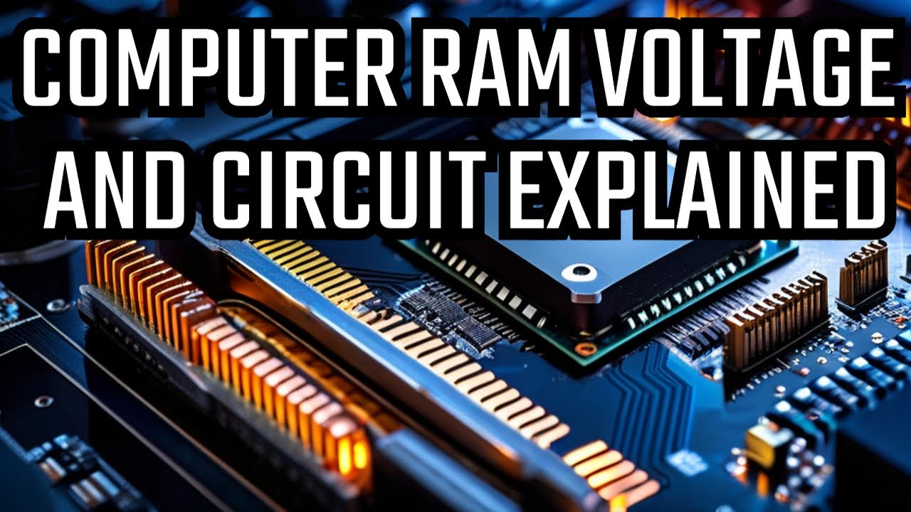 Computer RAM Voltages and Circuit Explained - Random Access Memory - Motherboard Repair, DDR4, DDR3