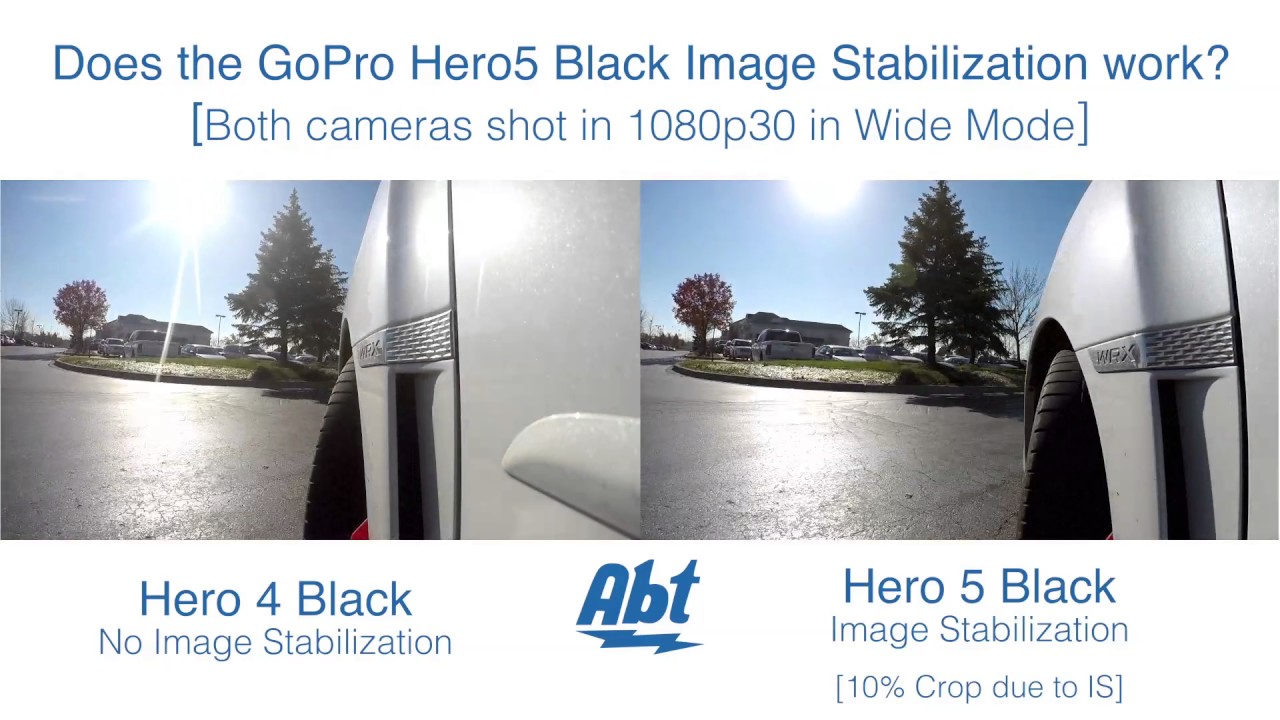GoPro Image Stabilization - HERO4 Black vs HERO5 Black