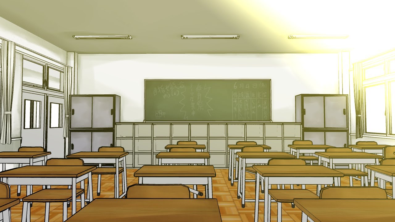 【背景用3Dモデル】教室