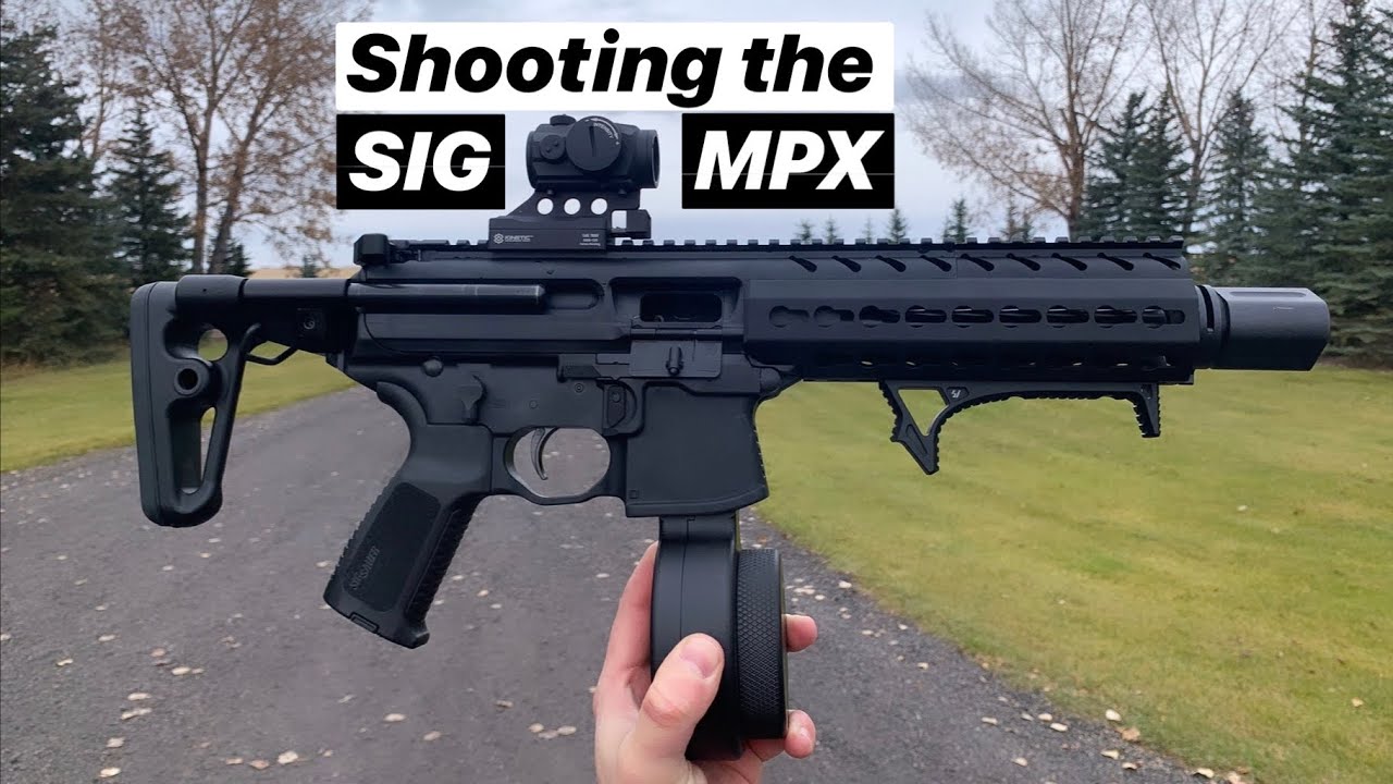 Shooting one of the Most Ergonomic SMG’s - SIG MPX