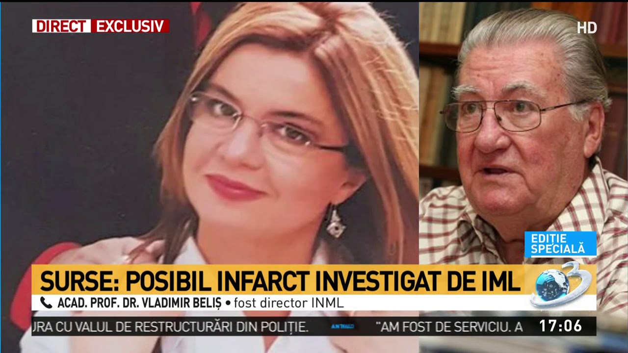 Vladimir Beliș, fost director INML, despre moartea Cristinei Țopescu: Din informațiile pe care le